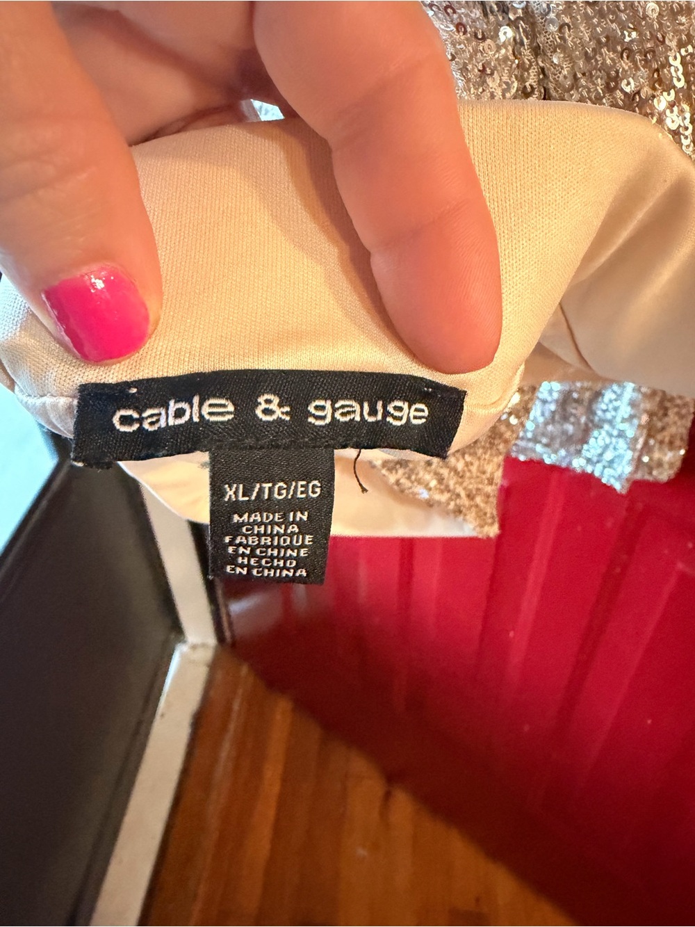 Cable & Gauge  Sequin pants
